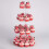 Κομψός ακρυλικός πύργος για cupcakes, κομψή παρουσίαση επιδορπίων σε διάφανη 5