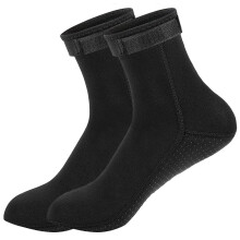 Neoprene Socks 3mm Men Women Diving Swimming Socks NonSlip XXL black Ref: 2991