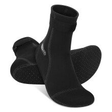 Neoprene Socks, 3 mm for Men and Women, Water Socks, Diving Shoes for Diving, Snorkelling, Swimming, Surfing, Sailing, Kay black L