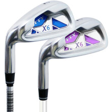 Left Handed 7 Iron Golf Clubs for Men Women Carbon/Steel Beginner Green Steel Shaft