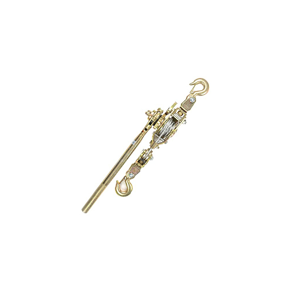 Robuster Hand Cable Puller For Removing Tree Stumps And Fence Tensioning, 2/3 Ton Capacity With 1.5 M Rope 3Ton Ref: 6158 9119770900517