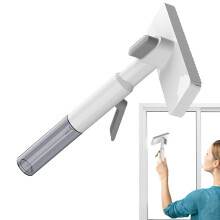 Mop for small rooms highly absorbent cleaner Practical dust removal tool spray mop White