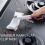 Mop for small rooms  highly absorbent cleaner  Practical dust removal tool spray mop  White 4