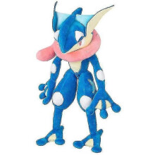 Onxe Cuddly Plush Toy Greninja 30cm, Game Characters Soft Plush Toy Greninja Quajutsu Plush Toy, New 2024 - Quajutsu Toy Compatible with Fans Children