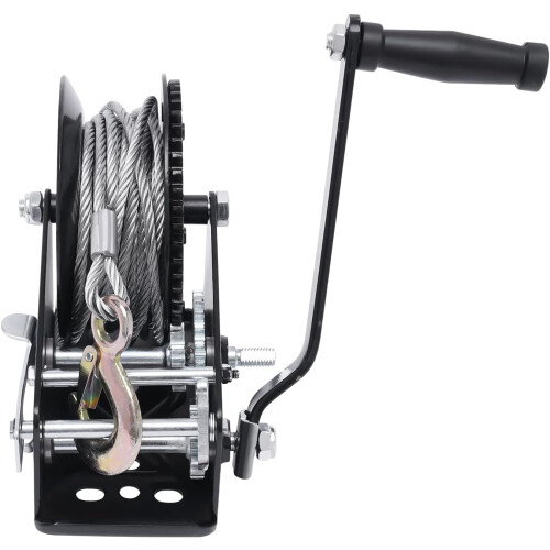Hand Winch with 10m Cable Pulley Recovery Winch 3500 lbs 2