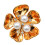 4Pcs Rhinestones Pearls Button Clips Decorative Cufflinks-6 3