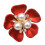 4Pcs Rhinestones Pearls Button Clips Decorative Cufflinks-6 5