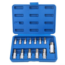 TORX Hex Bit Sockets Set 13Piece H2H14 Alloy Steel Hand Tools Star Brand Replacement Accessories