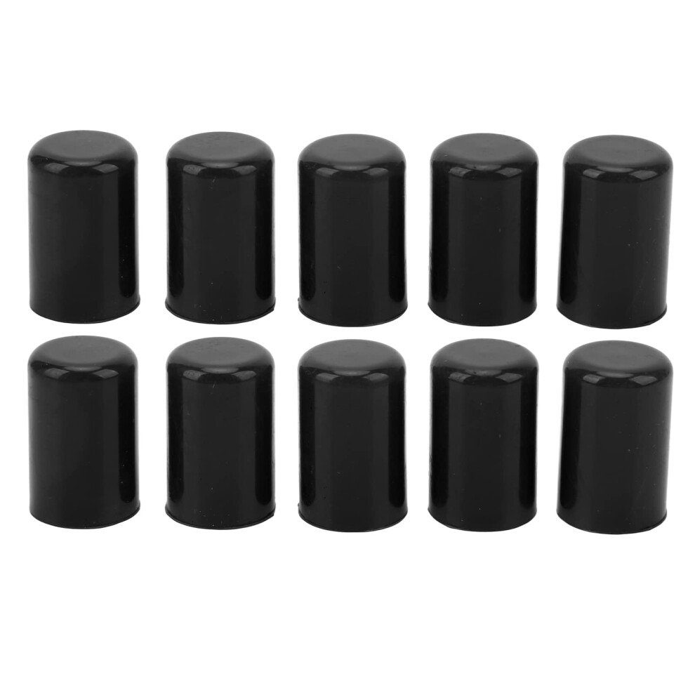 10 Pcs Silicone Blanking Cap Universal Intake Vacuum Hose End Bung Plug Vacuum Cap Set For Carburetor Manifold 14Mm Black 9365049157575