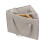 Triangle Hanger Storage Rack Polyester Fabric Shelves Easy-grey 1