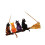 Acrylic Cats Broom Hanging Decoration Reflective Sunlight 1