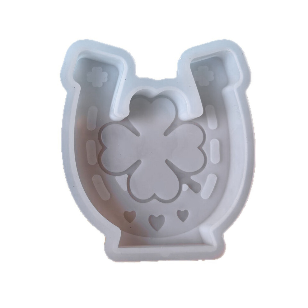 Festive Gift Shamrock Horseshoe Silicones Mold Dishwasher Safe 7704000543095