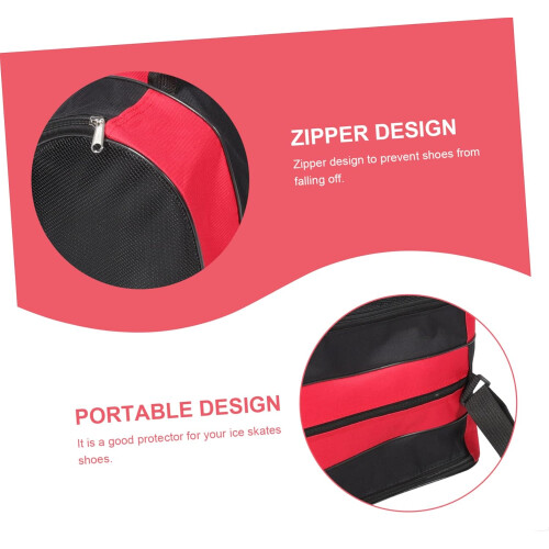 2 pieces roller skate bag for figure skating ice roller skate organizer skate container Ref: 1136 1