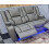 Orlando 3 + 2 Grey Electric Recliner Sofa Set 4