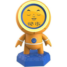 Alarm Clock for Kids, Digital LCD Clock Basketball Shape, Wake up Children Sleep Training Clock with Projection, Night Light for Bedroom, Beside Lamp