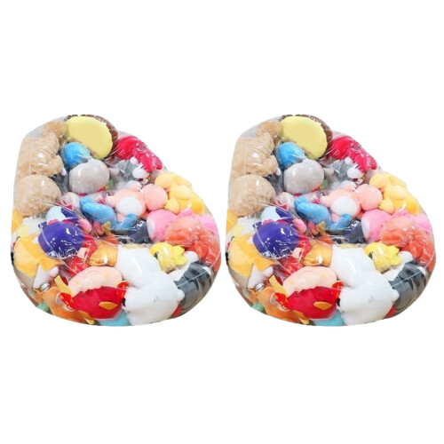 Clear PVC Plush Animal Container That Doubles As-2pcs