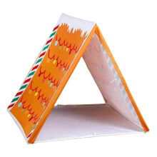 (Style B) Gingerbread Christmas Tent Where Holiday Dreams Find A Home House Detachable for Home Indoor Xmas Holiday Party-Style A