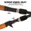 Köder Angelrute 1.6m Carbon Casting Baitcasting Mini Short Light Travel Rod 5