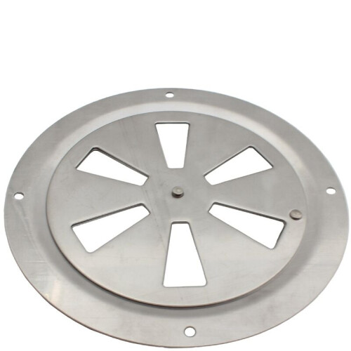 Solution de ventilation en acier inoxydable, grille d'aération papillon réglable avec commande manuelle, durabilité exceptionnelle pour garages 2