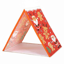 (Style A) Gingerbread Christmas Tent Where Holiday Dreams Find A Home House Detachable for Home Indoor Xmas Holiday Party-Style A