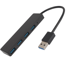 Transferencia de datos de alta velocidad, concentrador USB C de 5 Gbps, concentrador USB ultradelgado para MacBook, Surface Pro, XPS, PC