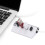 Διανομέας USB αλουμινίου, φορητός σταθμός μεταφοράς δεδομένων υψηλής ταχύτητας USB 8