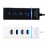 Προηγμένος διανομέας USB3.0, κομψός διαχωριστής USB πολλαπλών θυρών με προστασία από 7