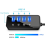 Αποδοτικός διανομέας USB3.0 για μεταφορά δεδομένων υψηλής ταχύτητας, έξυπνη θύρα 8