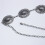 Ζώνη Western Chain για γυναίκες, Vintage ζώνη Concho με ρυθμιζόμενη αλυσίδα μέσης με τυρκουάζ 11