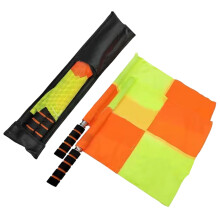 Referee flags, 2PCS waterproof flags with poles and storage bag