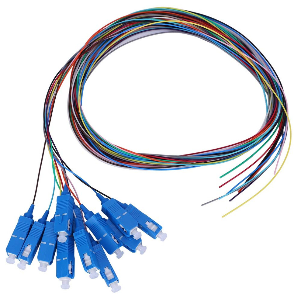 Sc Upc Fiber Pigtail Cable Singlemode 12 Cores Sc Square Connector With Pvc Outer Jacket Fiber Optic Cable 9365049158572