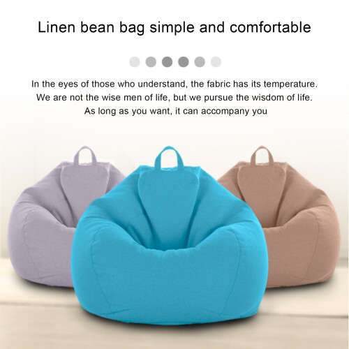 Μαλακή τσάντα φασολιών Premium Organizer, Πολυθρόνα από κοτλέ με κρυφό φερμουάρ, Λύση 2