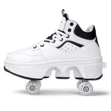 Shoes with Wheels, 2in1 Multifunctional 4Wheel Shoes with Roller Skates, Deformation Shoes for Men, Women and 42 Ref: 3619