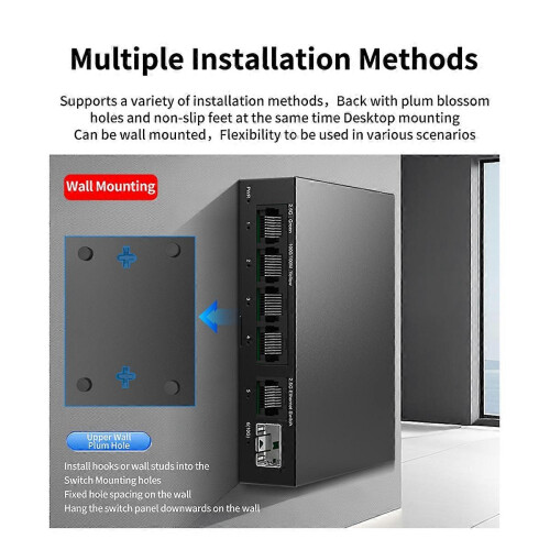 5-Port 2.5G Switch mit 10G SFP+ 2
