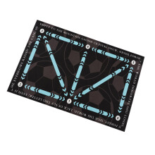 football training carpet for improving speed, strength and coordination mat football soccer of the blue