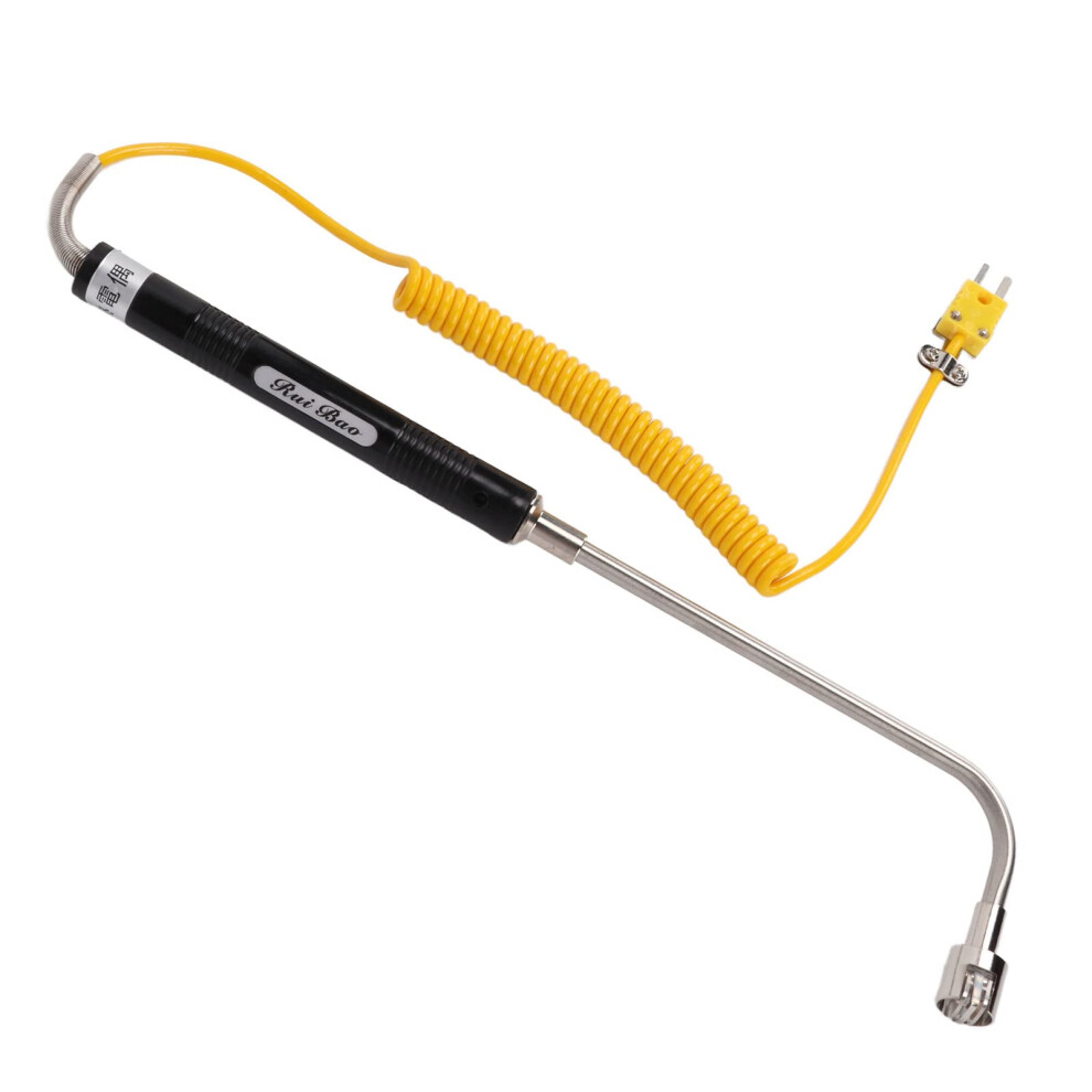 Type K Stainless Steel Thermocouple Sensor With Ulated Handle 50 To 500 9119770900678