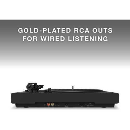 Victrola Tocadiscos - VICTROLA - VPT-1500-BLK Onyx - Bluetooth - Audio Technica AT-VM95E - Negro 2