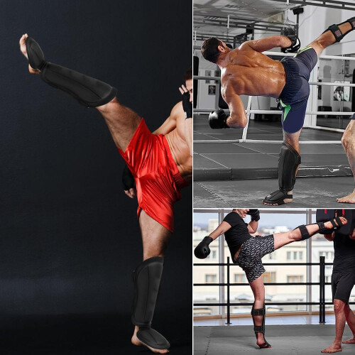 Professional Taekwondo Shin Guards for Kickboxing Training 2