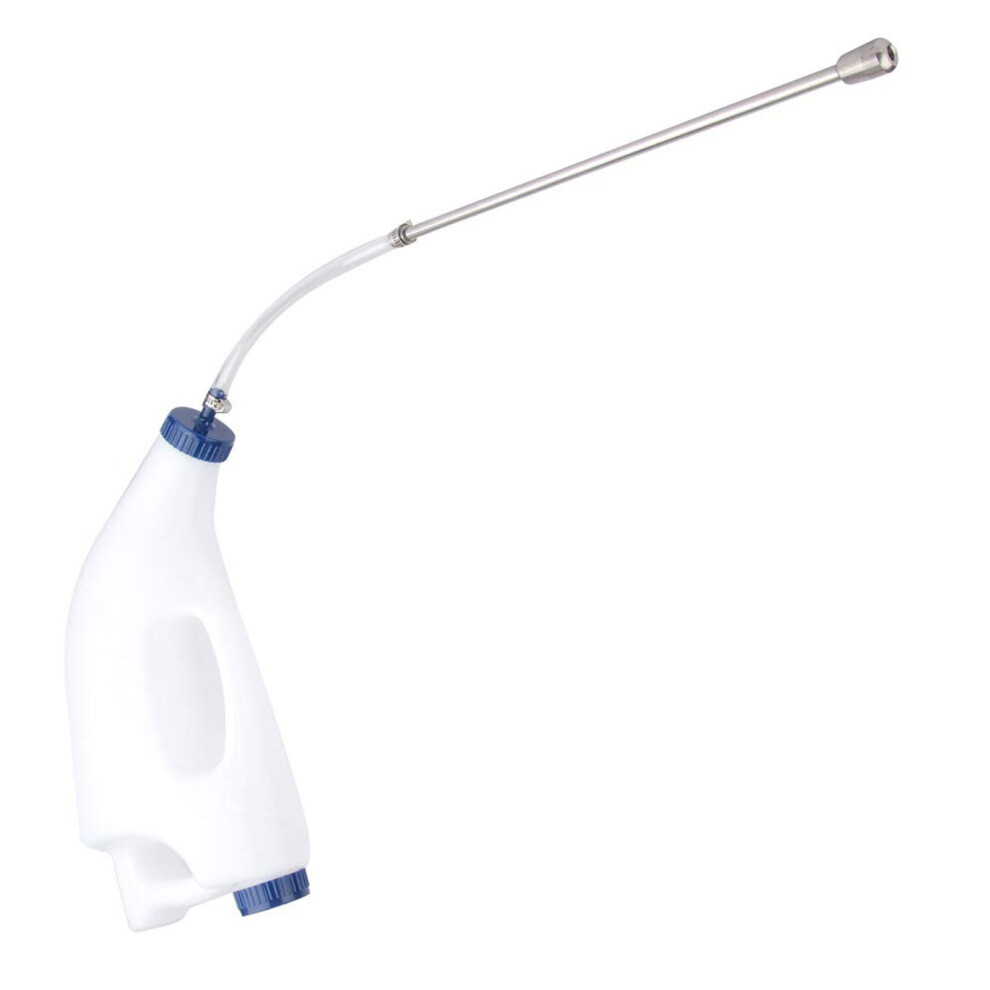 4L Calf Feeding Bottle with Adjustable Milk Flowing and Comfortable Grip Stainless Steel Calf Feeder Nursing Equipment Ref: 3790
