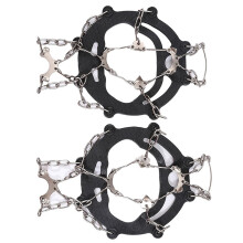 2 x sturdy hiking grips, shoe spikes, shoe claws, suitable for children Black (B)