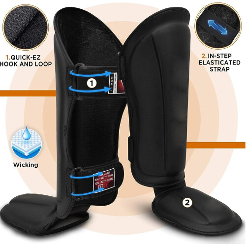 Professional Taekwondo Shin Guards for Kickbox Training Ref: 5646 2