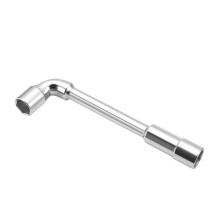 Adjustable wrench made of stainless steel, adjustable jaw wrenches, 1piece pipe socket wrench, Lshaped perforated angle, car repair tool Ref: 7814