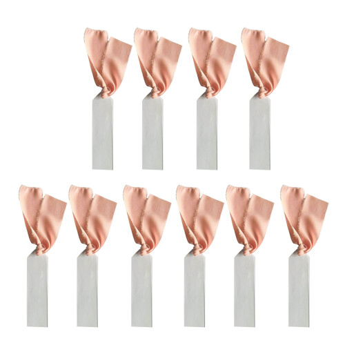 10Pieces Clear Acrylic Seating Card Blanks Table Accessories-2