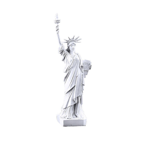 Statue de liberté créative en résine, modèle 12 pouces,-Blanc