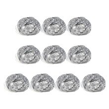 Aluminum Flower Base for Easy Flower Arrangement-10 silver