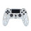 (Wood Grain, White) For PS4 Wireless Bluetooth-compatible Gaming Controller Dual Vibration Gamepad with Speaker and Head 1