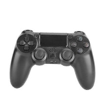 (Red Starry Sky, Black) For PS4 Wireless Bluetooth-compatible Gaming Controller Dual Vibration Gamepad with Speaker and Head
