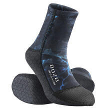 3mm neoprene water socks for sports – nonslip, abrasionresistant beach socks M camouflage blue Ref: 5313