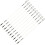 Fluorocarbon Leader Line with Swivels  Clear  30cm Ref: 2634 4