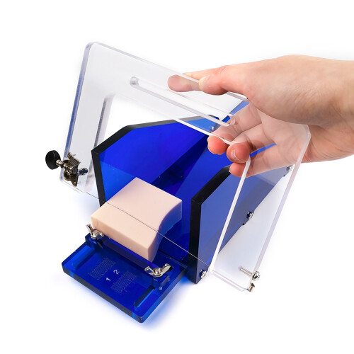 Adjustable Loaf Soap Cutter Acrylic Box- Soap cutting station 2